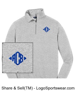 Test 1/4 Zip Design Zoom